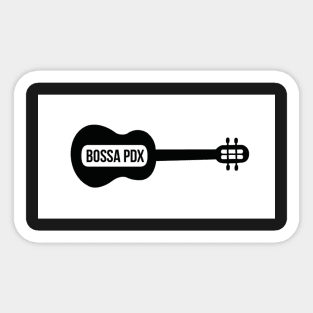 Bossa PDX Black Logo Sticker